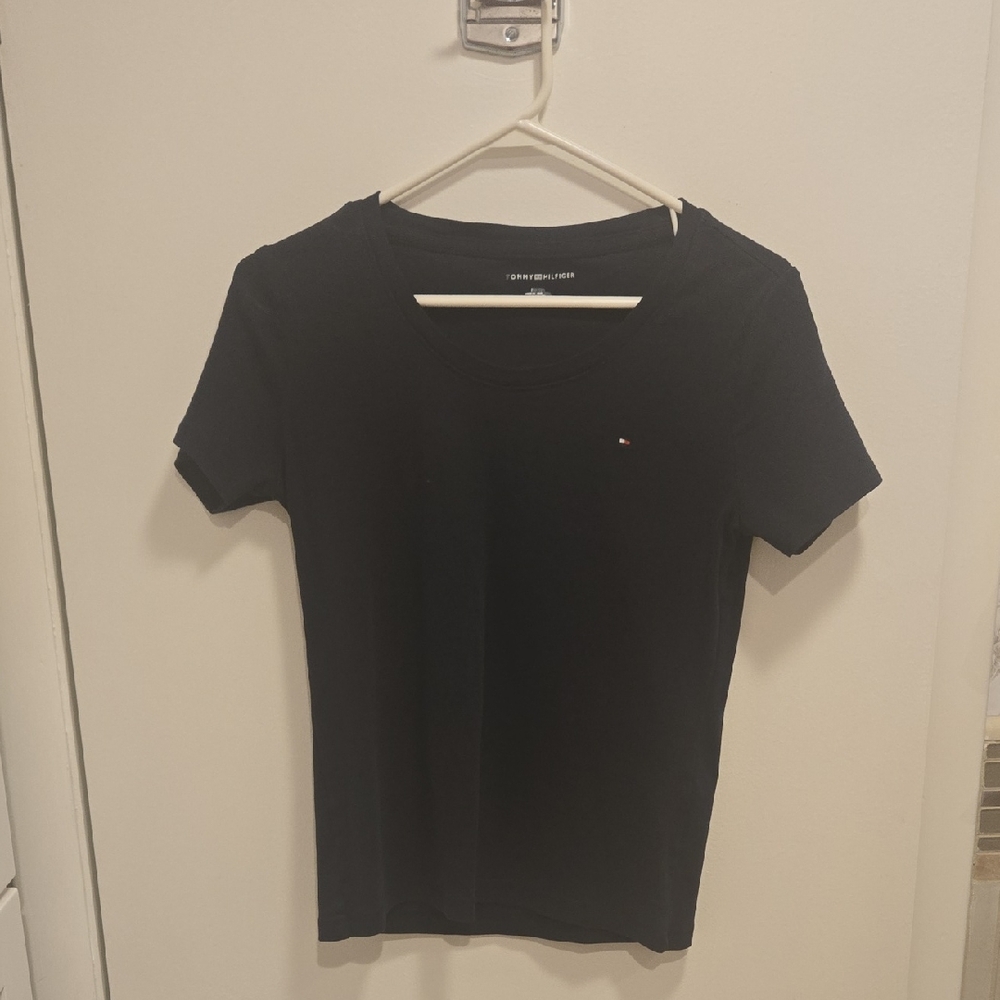 Tommy Hilfiger Women's Classic Black Tee